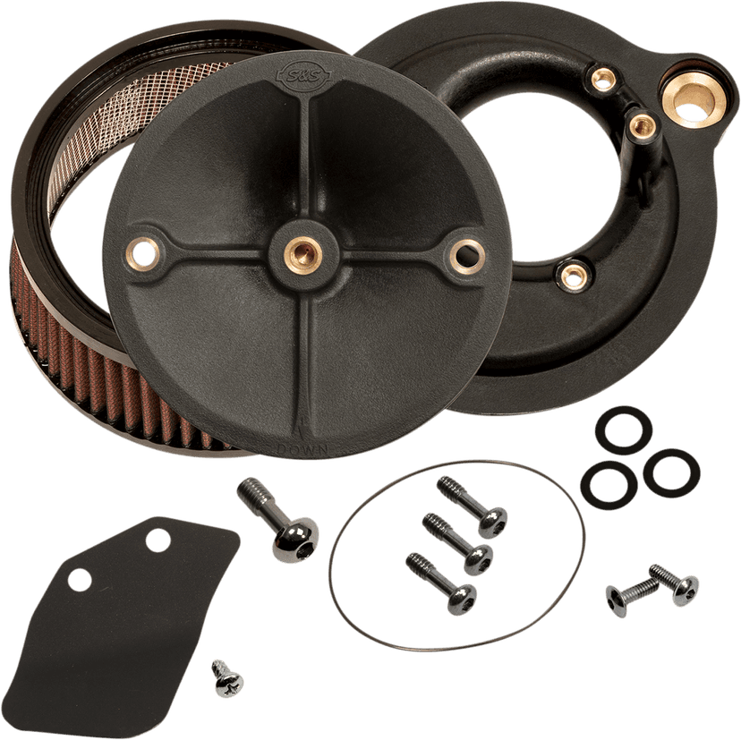 S&S CYCLE 1010-2757 Super Stock™ Stealth Air Cleaner Kit - Black — image 2 of 2