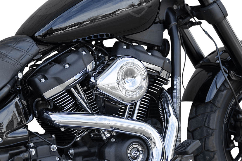 S&S CYCLE 1010-2762 Mini Teardrop Stealth Air Cleaner Kit - Chrome — image 4 of 4