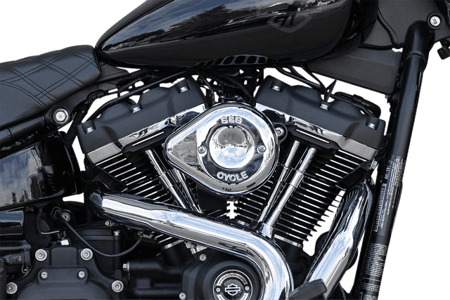 S&S CYCLE 1010-2762 Mini Teardrop Stealth Air Cleaner Kit - Chrome — image 2 of 4