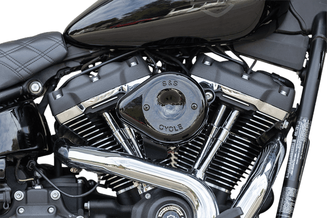 S&S CYCLE 1010-2763 Mini Teardrop Stealth Air Cleaner Kit - Gloss Black — image 7 of 7