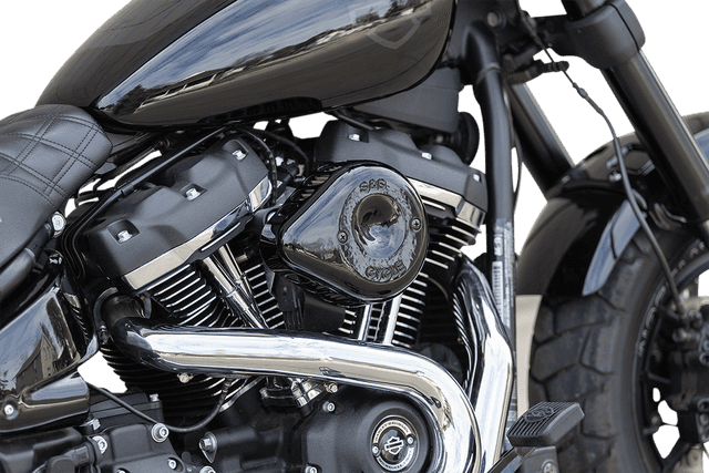 S&S CYCLE 1010-2763 Mini Teardrop Stealth Air Cleaner Kit - Gloss Black — image 5 of 7