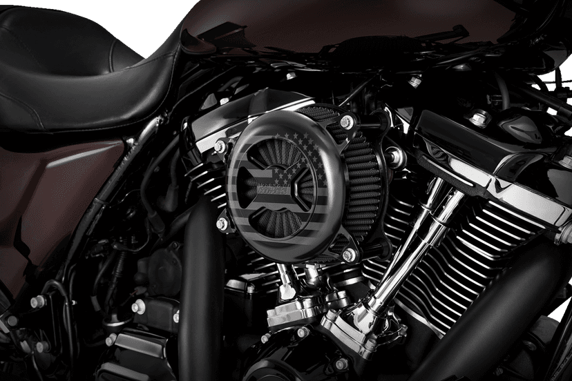 VANCE & HINES 1010-2827 VO2 America Air Cleaner - Freedom Black — image 5 of 5