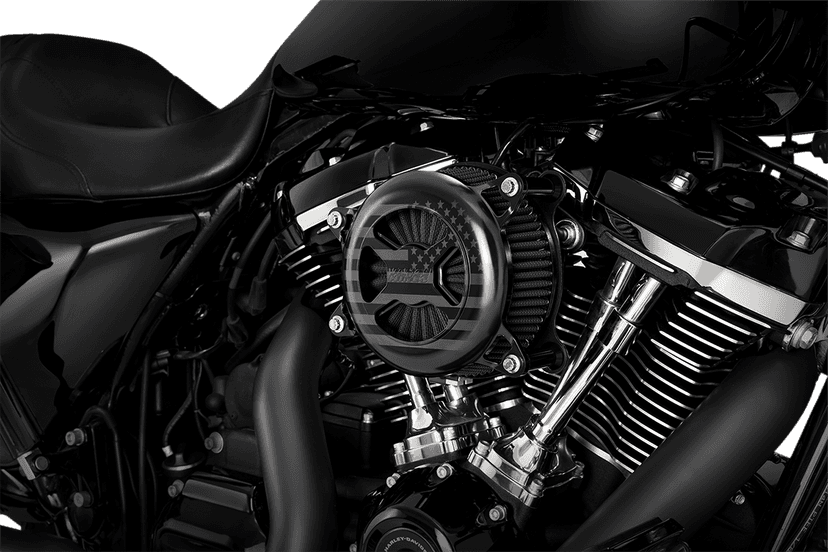 VANCE & HINES 1010-2827 VO2 America Air Cleaner - Freedom Black — image 3 of 5