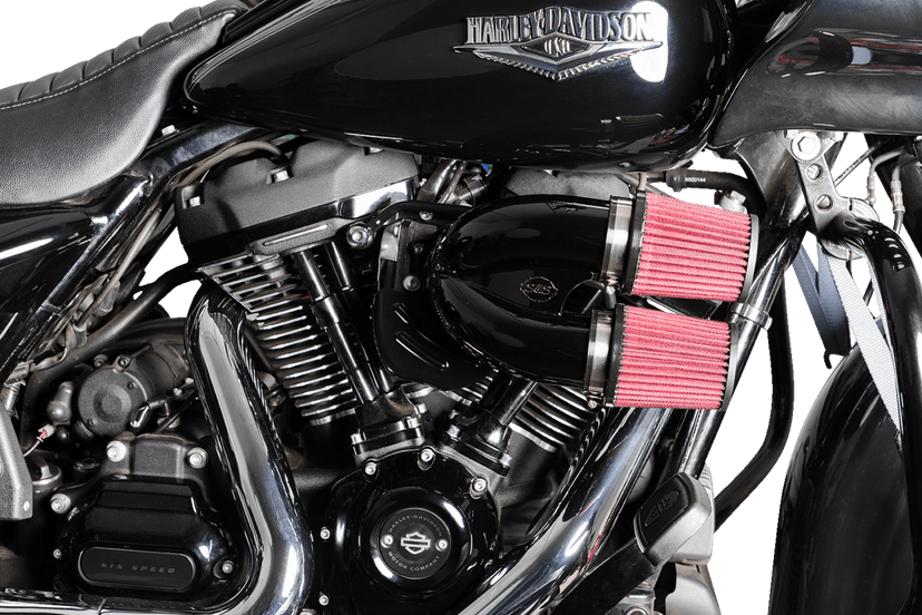 S&S CYCLE 1010-2881 Tuned Induction Air Cleaner Kit - Gloss Black — image 2 of 5