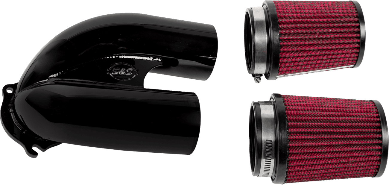 S&S CYCLE 1010-2884 Tuned Induction Air Cleaner Kit - Gloss Black