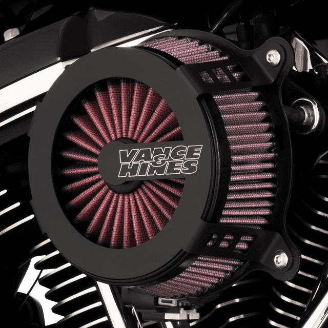VANCE & HINES 1010-2904 VO2 Cage Fighter Air Intake Kit - Black Contrast — image 2 of 5