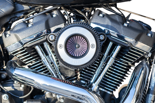 S&S CYCLE 1010-2958 Air Stinger Stealth Air Cleaner Kit - Chrome Ring — image 2 of 7