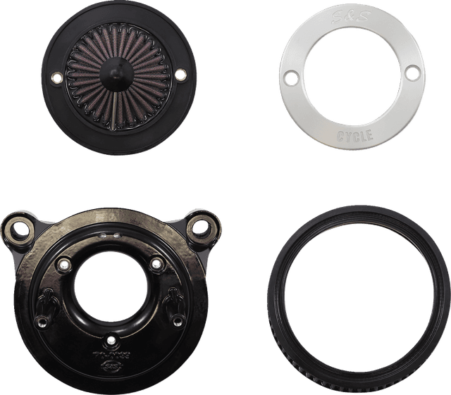 S&S CYCLE 1010-2959 Air Stinger Stealth Air Cleaner Kit - Chrome Ring — image 2 of 7