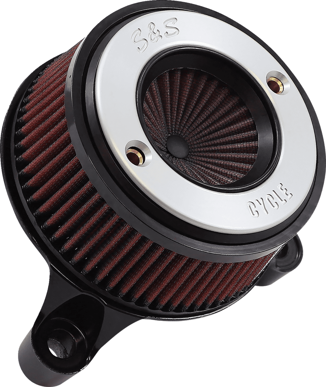 S&S CYCLE 1010-2959 Air Stinger Stealth Air Cleaner Kit - Chrome Ring