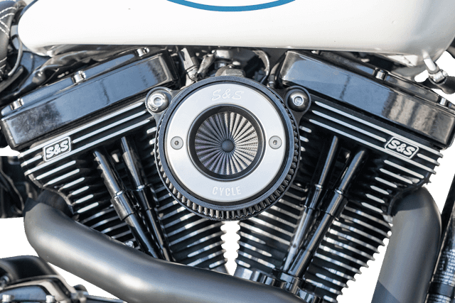 S&S CYCLE 1010-2960 Air Stinger Stealth Air Cleaner Kit - Black Chrome Ring — image 3 of 4