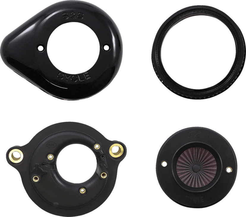 S&S CYCLE 1010-2962 Air Stinger Stealth Air Cleaner Kit - Black — image 4 of 7