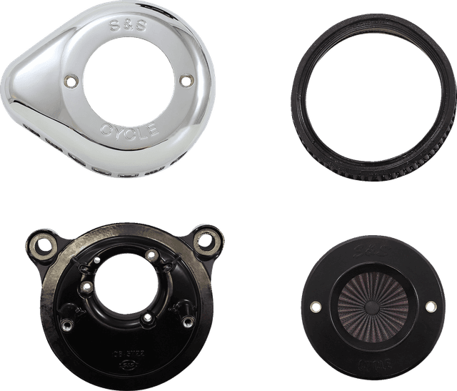 S&S CYCLE 1010-2965 Air Stinger Stealth Air Cleaner Kit - Chrome — image 4 of 5