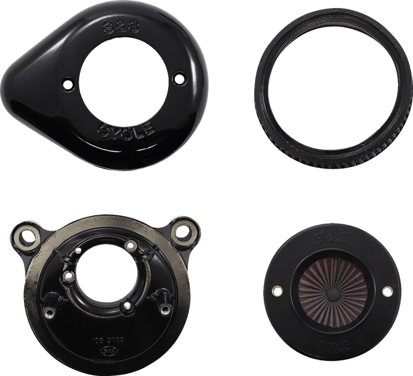 S&S CYCLE 1010-2966 Air Stinger Stealth Air Cleaner Kit - Black — image 3 of 5