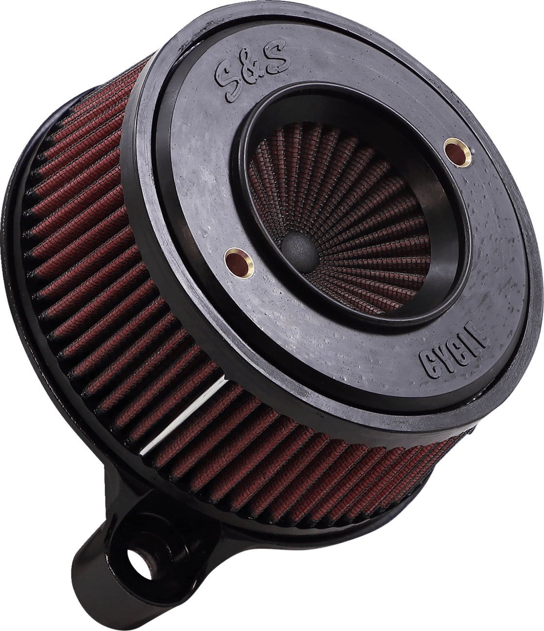 S&S CYCLE 1010-2967 Air Stinger Stealth Air Cleaner Kit - Black Chrome Ring
