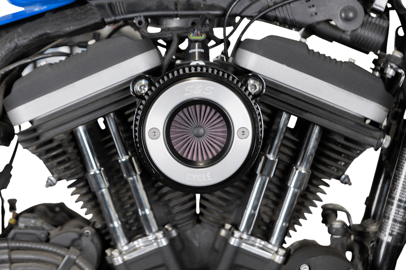 S&S CYCLE 1010-2967 Air Stinger Stealth Air Cleaner Kit - Black Chrome Ring — image 3 of 6