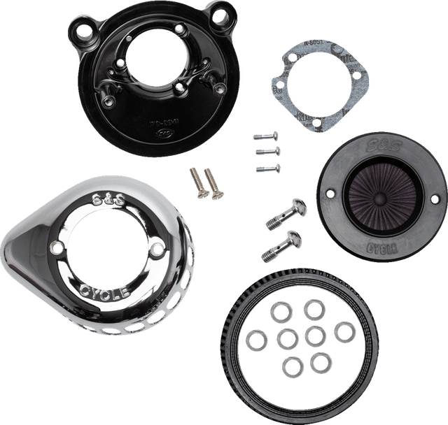 S&S CYCLE 1010-2968 Air Stinger Stealth Air Cleaner Kit - Chrome — image 1 of 5