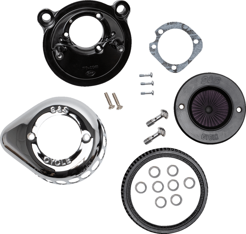 S&S CYCLE 1010-2968 Air Stinger Stealth Air Cleaner Kit - Chrome — image 1 of 5