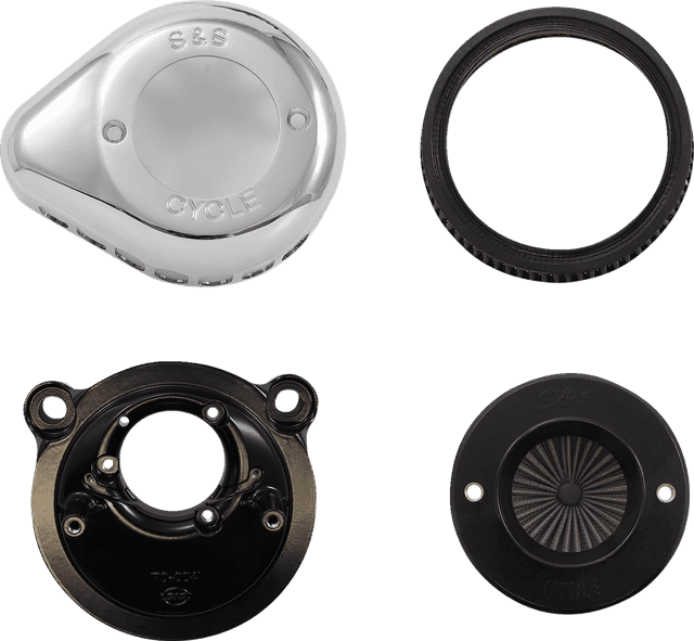 S&S CYCLE 1010-2968 Air Stinger Stealth Air Cleaner Kit - Chrome — image 2 of 5