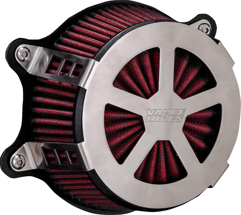 VANCE & HINES 1010-3125 VO2 Radiant V Air Intake Kit - Brushed