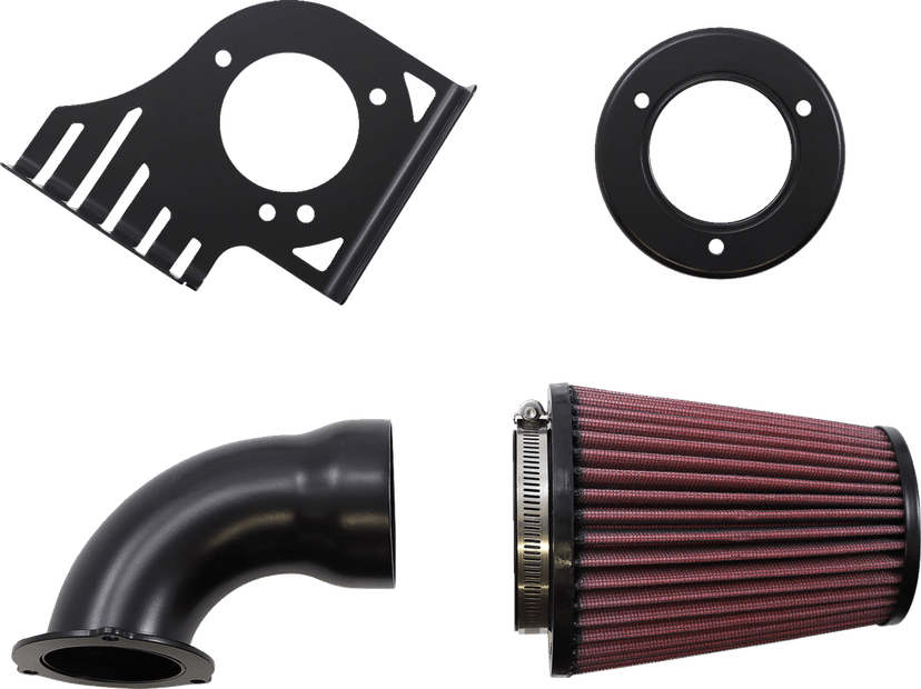 COBRA 1010-3131 Cone Air Intake - Black - Softail — image 3 of 4