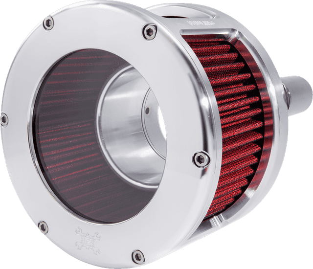 FEULING OIL PUMP CORP. 1010-3136 BA Race Series Air Cleaner Kit - Raw - Red filter