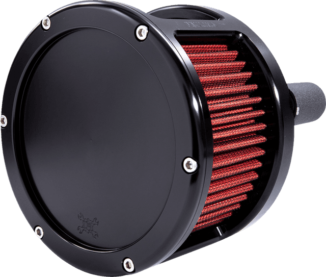 FEULING OIL PUMP CORP. 1010-3137 BA Race Series Air Cleaner Kit - Black Anodized - Red filter