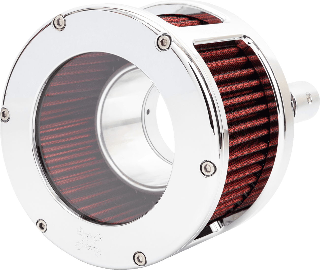 FEULING OIL PUMP CORP. 1010-3140 BA Race Series Air Cleaner Kit - Chrome - Red Filter