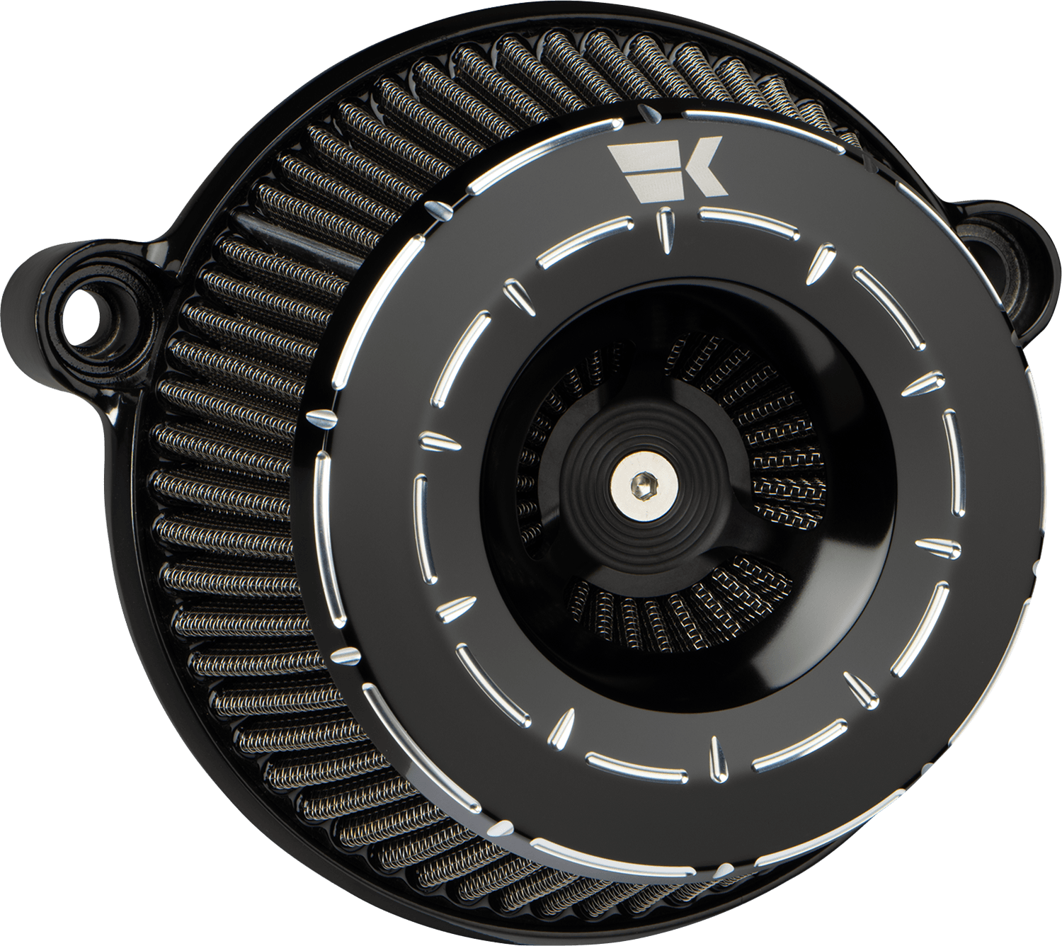 KHROME WERKS 1010-3163 Instigator Air Cleaner - Tracer - Black - M8