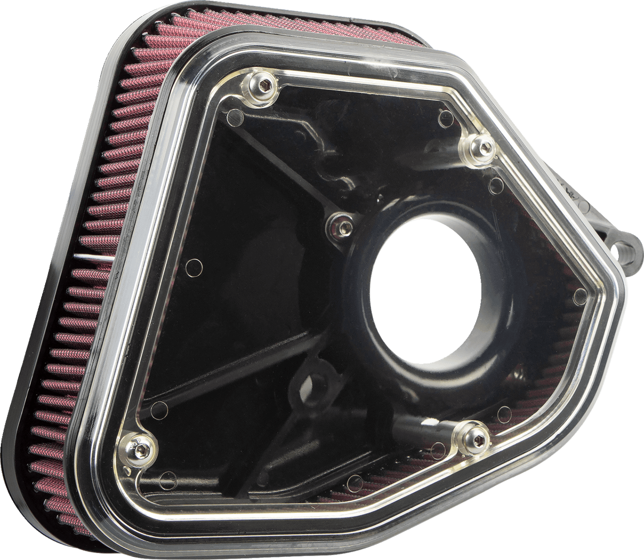ALLOY ART 1010-3173 Boom Box Air Cleaner Kit - Black Cover