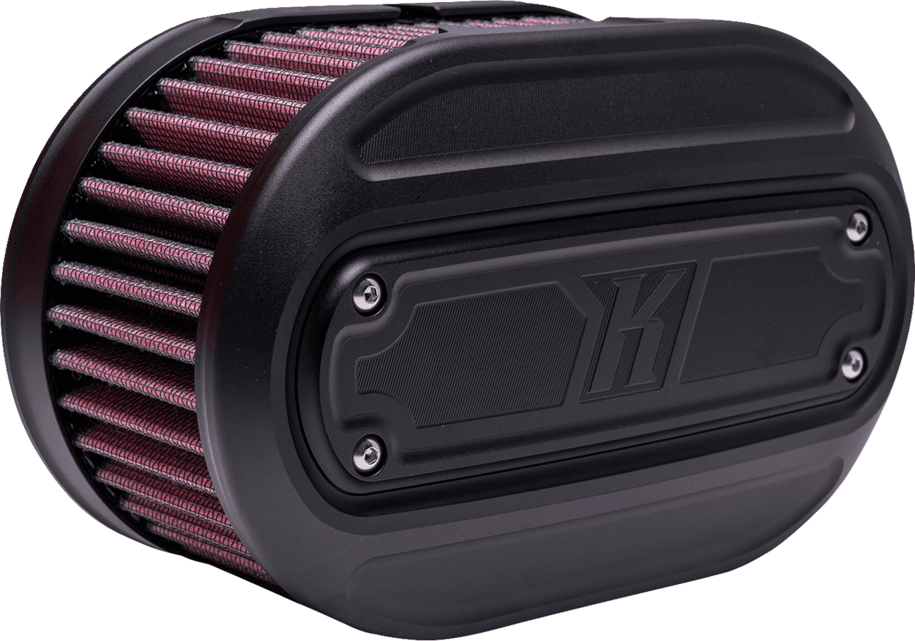 KODLIN USA 1010-3206 Oval Air Cleaner Kit - Black - Touring/Softail