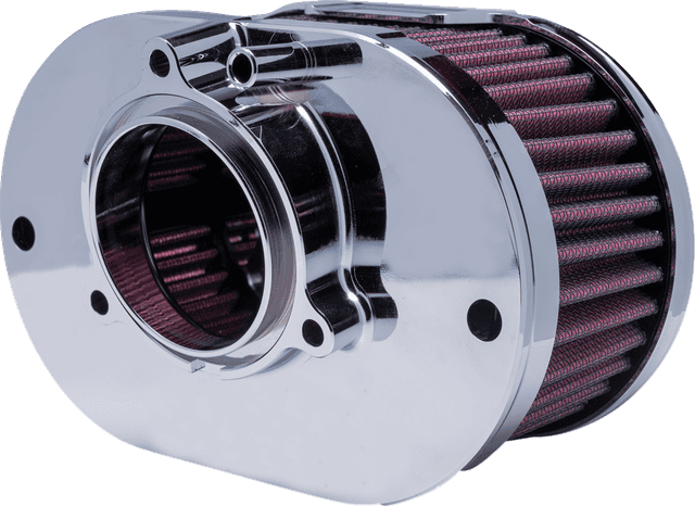 KODLIN USA 1010-3207 Oval Air Cleaner Kit - Chrome - Touring/Softail — image 2 of 5