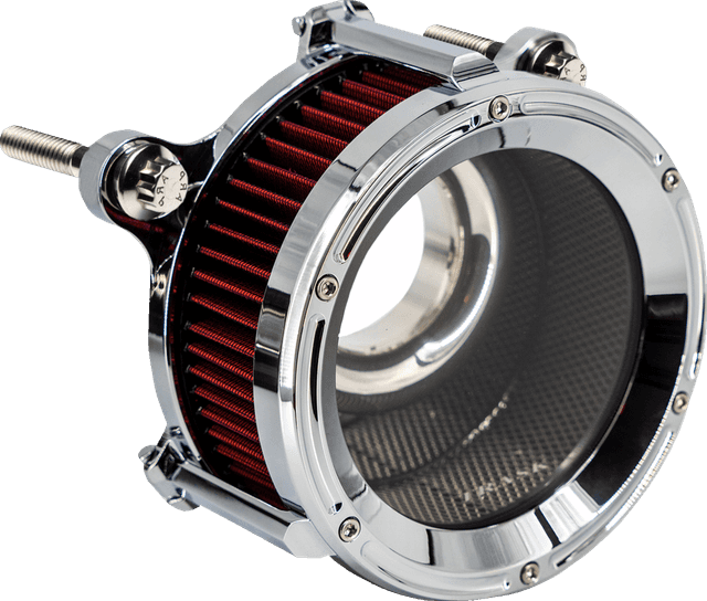TRASK 1010-3216 Assault Charge High-Flow Air Cleaner Kit - Chrome