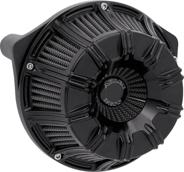 ARLEN NESS 1010-3220 Inverted Series Air Cleaner Kit - 10-Gauge - All Black