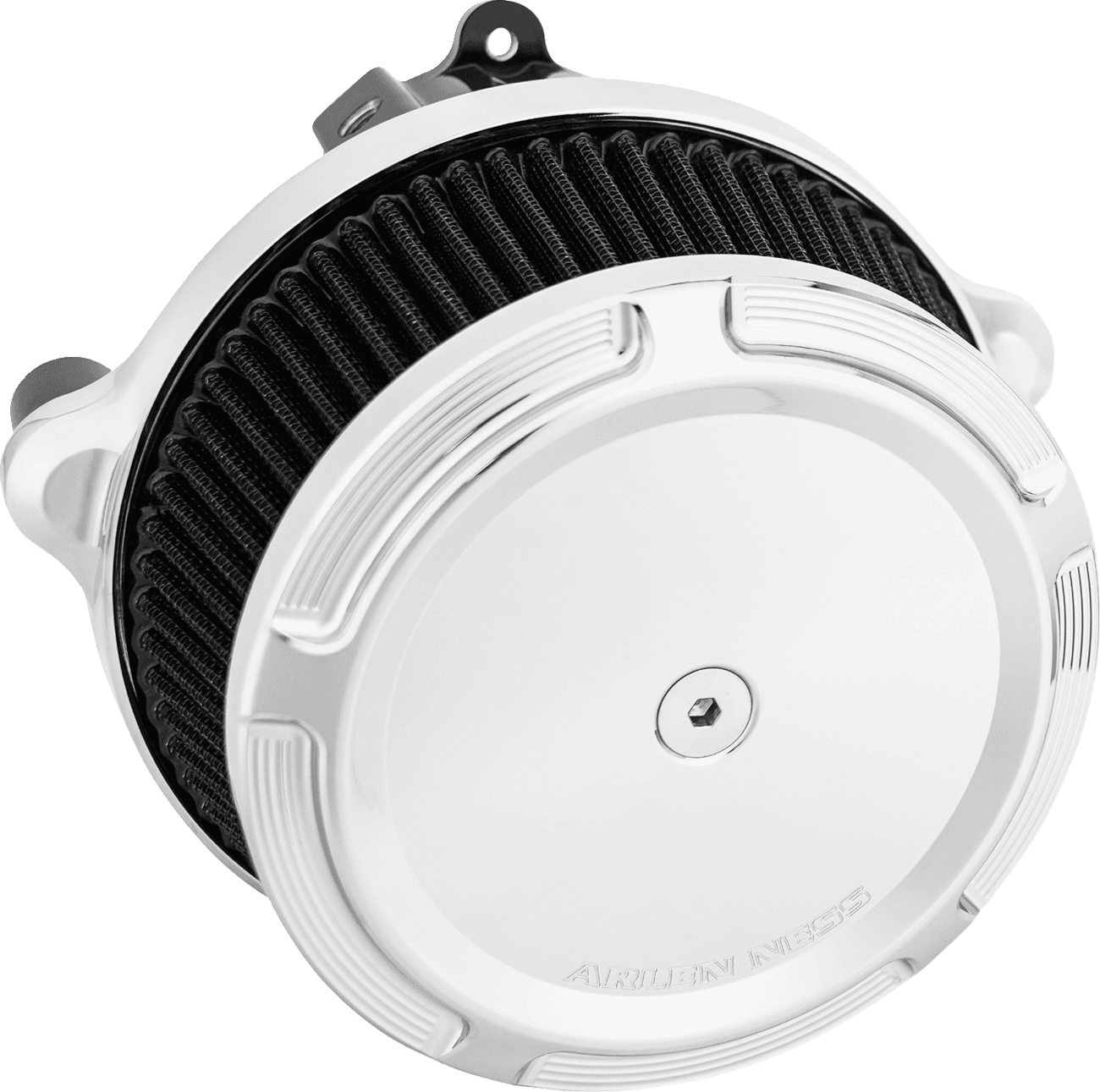 ARLEN NESS 1010-3254 Big Sucker™ Stage 1 Air Cleaner Kit with Cover - Beveled - Chrome