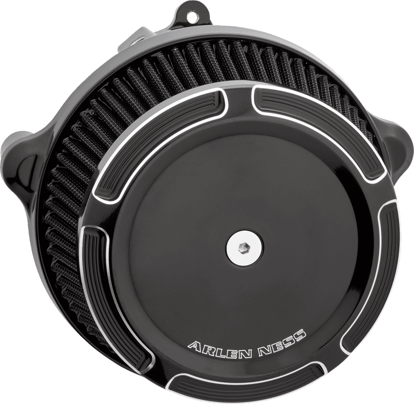 ARLEN NESS 1010-3255 Big Sucker™ Stage 1 Air Cleaner Kit with Cover - Beveled - Black — image 1 of 2