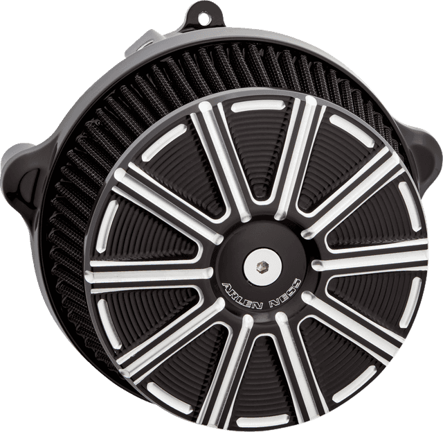 ARLEN NESS 1010-3257 Big Sucker™ Stage 1 Air Cleaner Kit with Cover - 10 Gauge - Black with Machined Accents — image 1 of 2