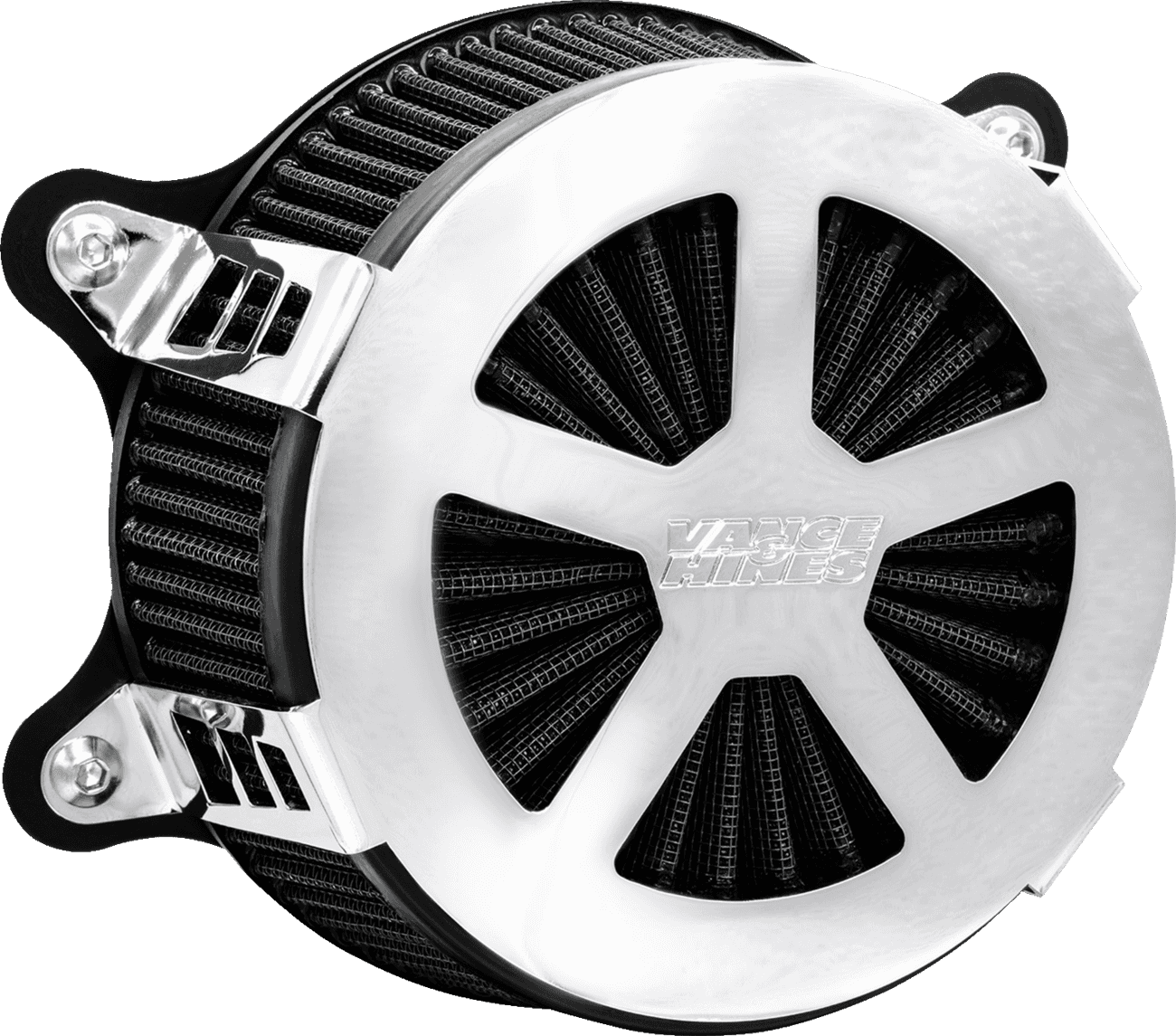 VANCE & HINES 1010-3297 VO2 Radiant V Air Intake Kit - Chrome