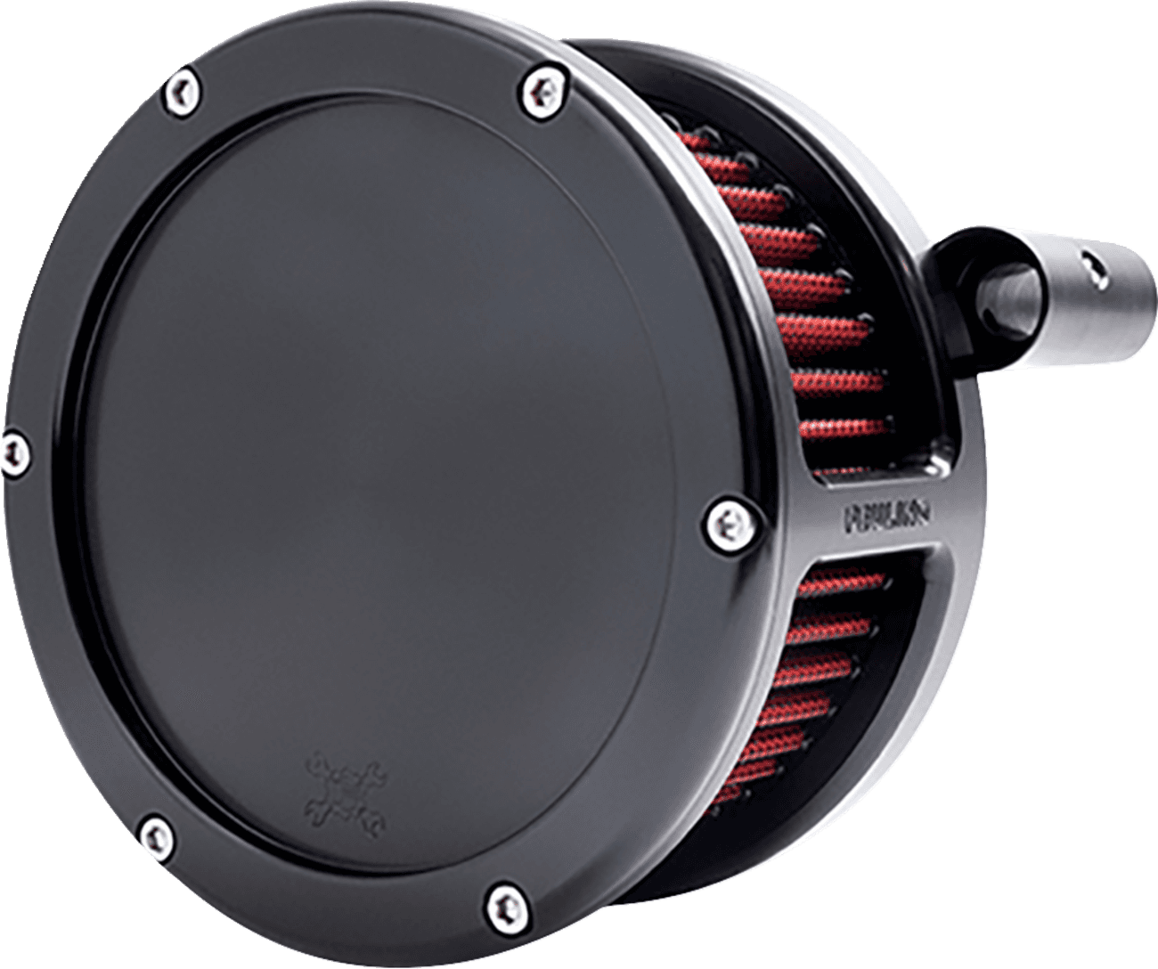 FEULING OIL PUMP CORP. 1010-3317 BA Air Cleaner Kit - Black with Red Filter - '93-'99 Evolution Big Twin