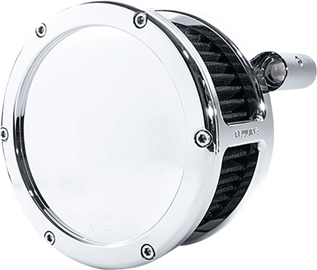 FEULING OIL PUMP CORP. 1010-3327 BA Air Cleaner Kit - Chrome with Black Filter - Twin Cam