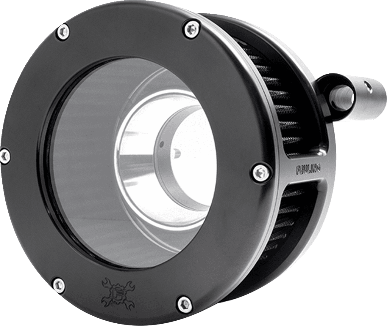 FEULING OIL PUMP CORP. 1010-3330 BA Air Cleaner Kit - Black/Clear with Black Filter - '08-'16 Touring TBW