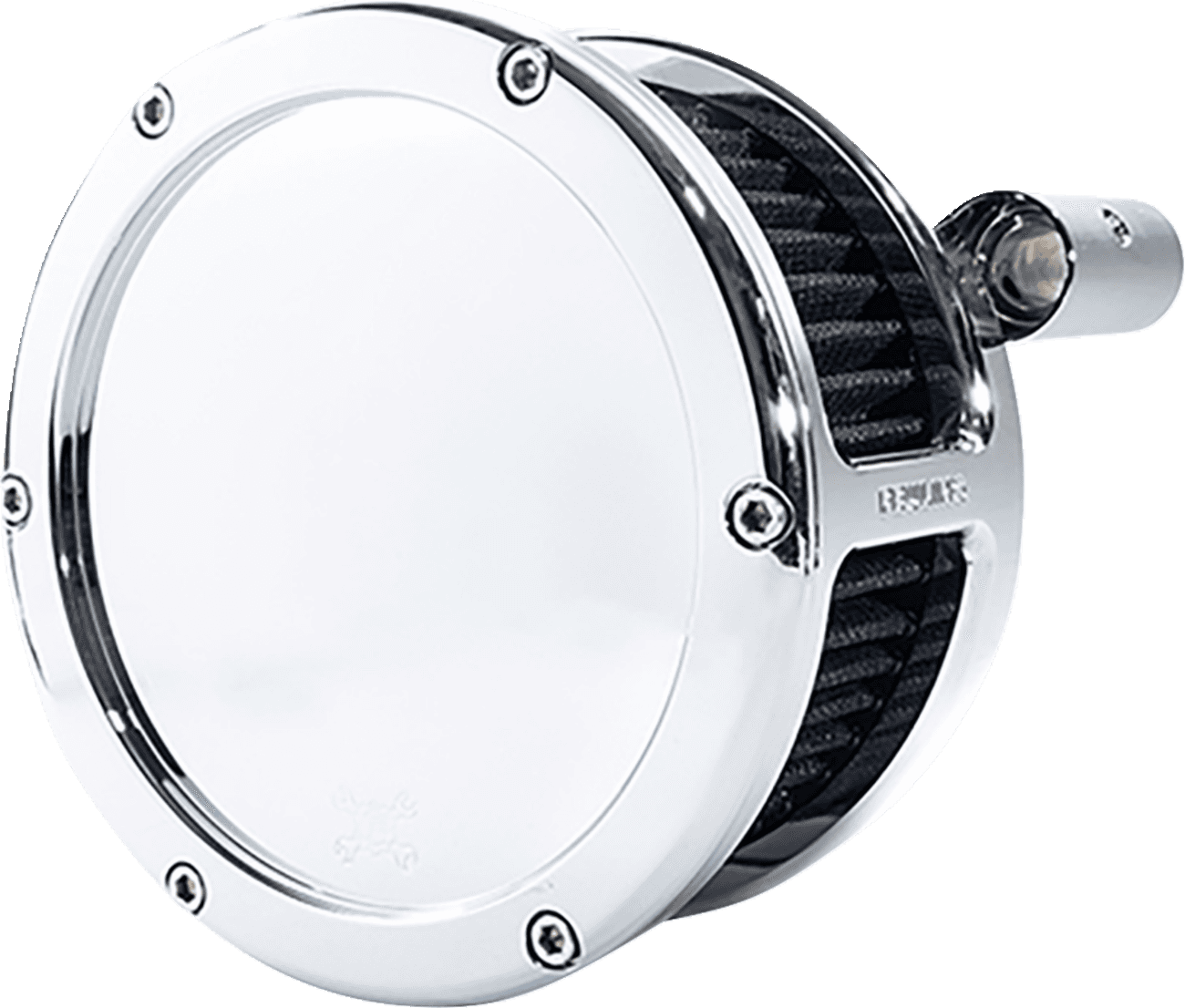 FEULING OIL PUMP CORP. 1010-3331 BA Air Cleaner Kit - Chrome with Black Filter - '08-'17 Dyna/Softail/Touring