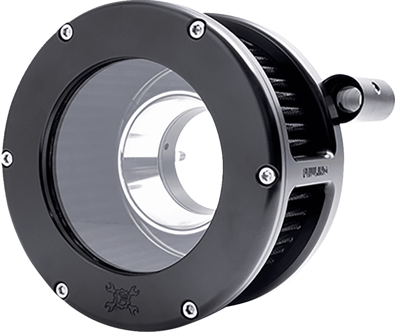 FEULING OIL PUMP CORP. 1010-3335 BA Air Cleaner Kit - Black/Clear with Black Filter - '93-'99 Evolution Big Twin