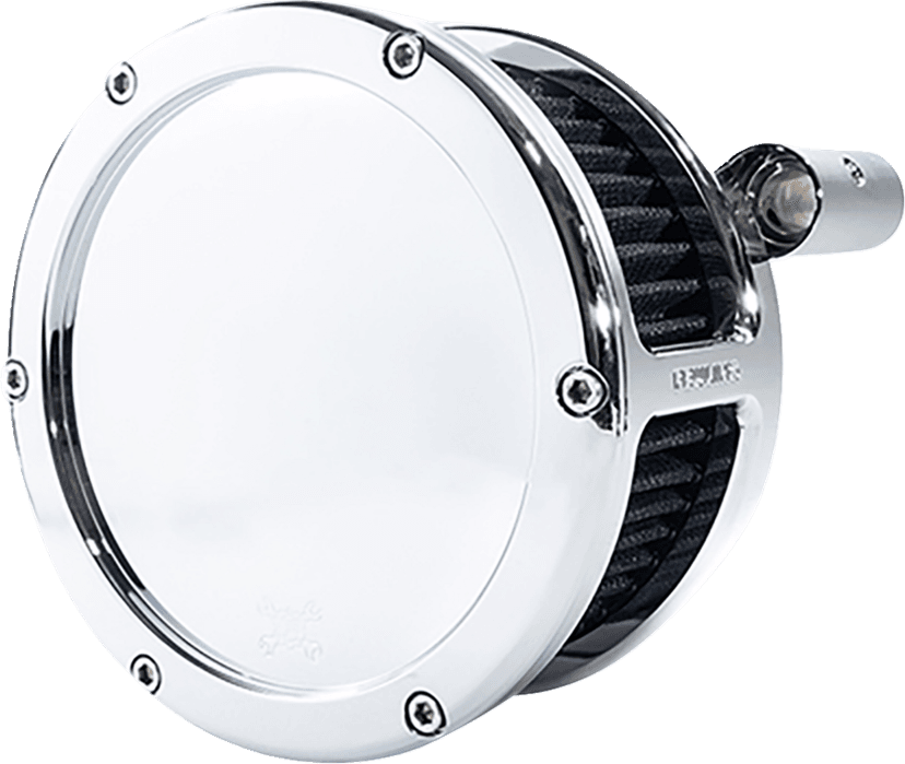 FEULING OIL PUMP CORP. 1010-3336 BA Air Cleaner Kit - Chrome with Black Filter - '93-'99 Evolution Big Twin