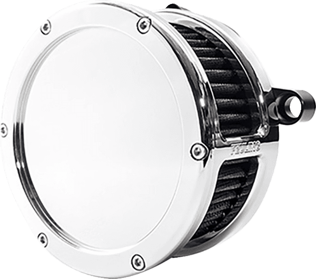 FEULING OIL PUMP CORP. 1010-3340 BA Air Cleaner Kit - Chrome with Black Filter - M8