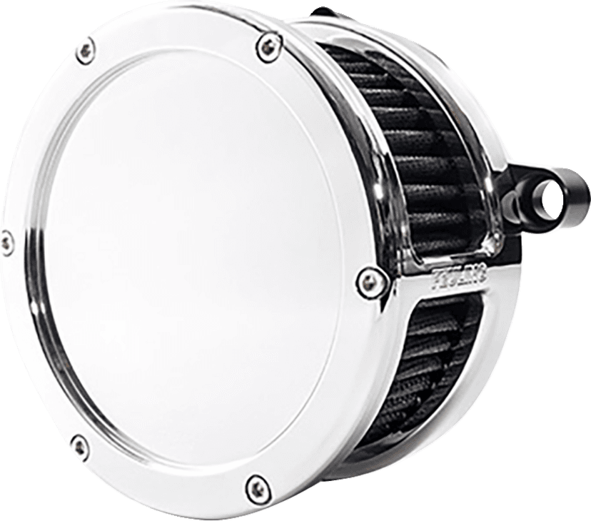 FEULING OIL PUMP CORP. 1010-3340 BA Air Cleaner Kit - Chrome with Black Filter - M8