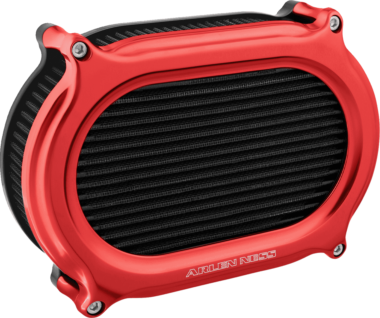 ARLEN NESS 1010-3367 Stage 2 Oval Air Cleaner Kit - Red