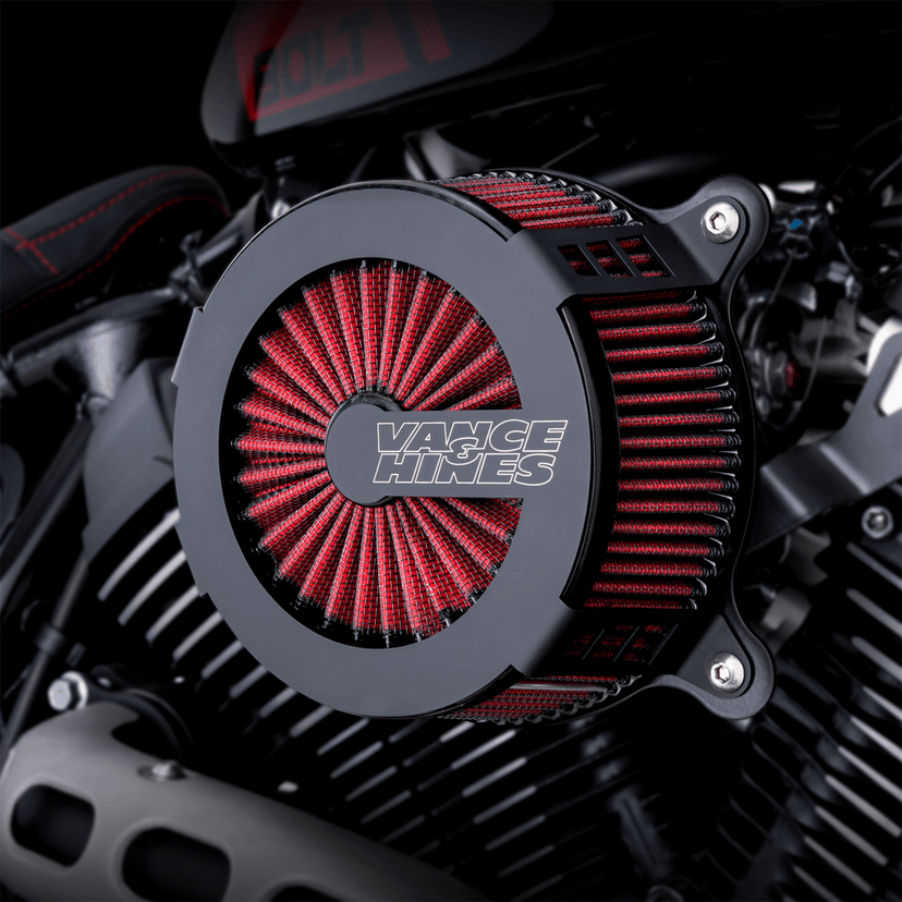 VANCE & HINES 1010-3428 VO2 Cage Fighter Air Intake Kit - Black — image 3 of 4
