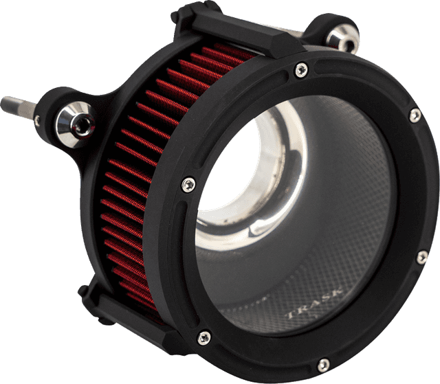 TRASK 1010-3456 68 mm Assault Charge Air Cleaner - Flat Black - Gen 2 M8