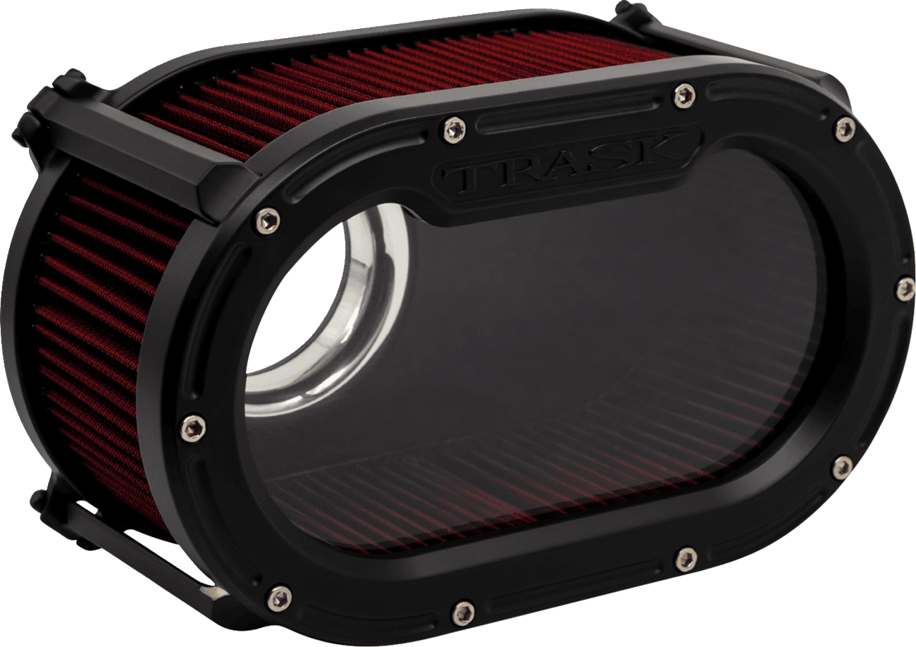 TRASK 1010-3461 Big Papi High-Flow Air Cleaner - Flat Black - Gen 1 M8