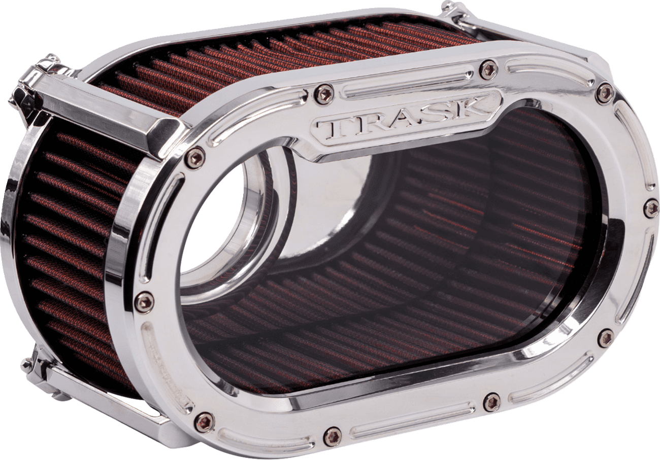 TRASK 1010-3469 Big Papi High-Flow Air Cleaner - Chrome - Gen 2 M8